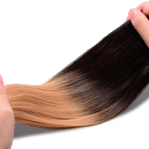 Honey Blonde Ombre Hair Extensions (T1B/27)